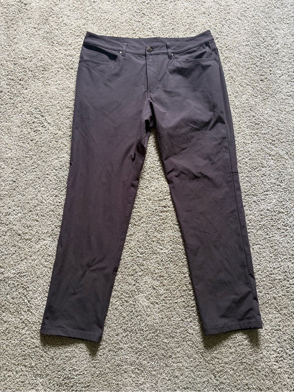 Lululemon ABC Pants Classic Fit Black Mens Size 34